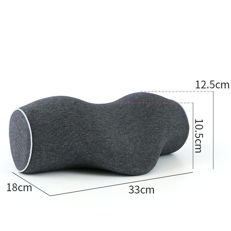 Portable Neck Pillow Slow Rebound Memory Foam Car Travel Massage Pillow Cervical Health Care Pain Release Orthopedic Pillows