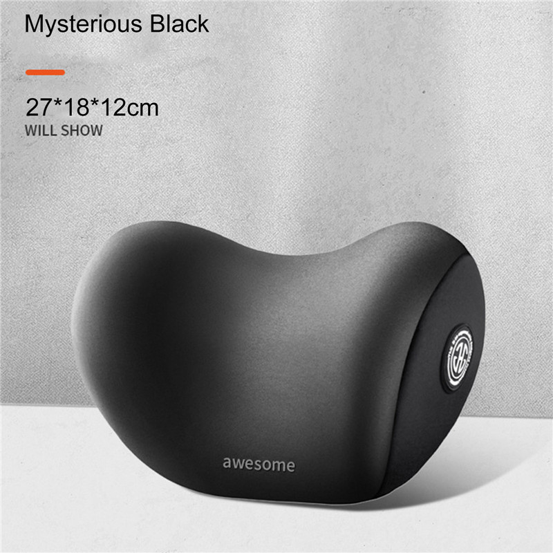 Car Waist Pillow Headrest 3D Memory Foam Seat Support for Home Office Neck Rest Breathable Car Back Lumbar Cushion Accessorries