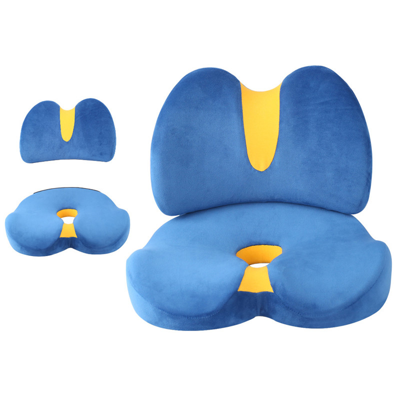 Office Chair Backrest Orthopedic Pillow Car Waist Cushion Household Support Waist Cushion Memory Cotton Pillow Core Waist Pillow