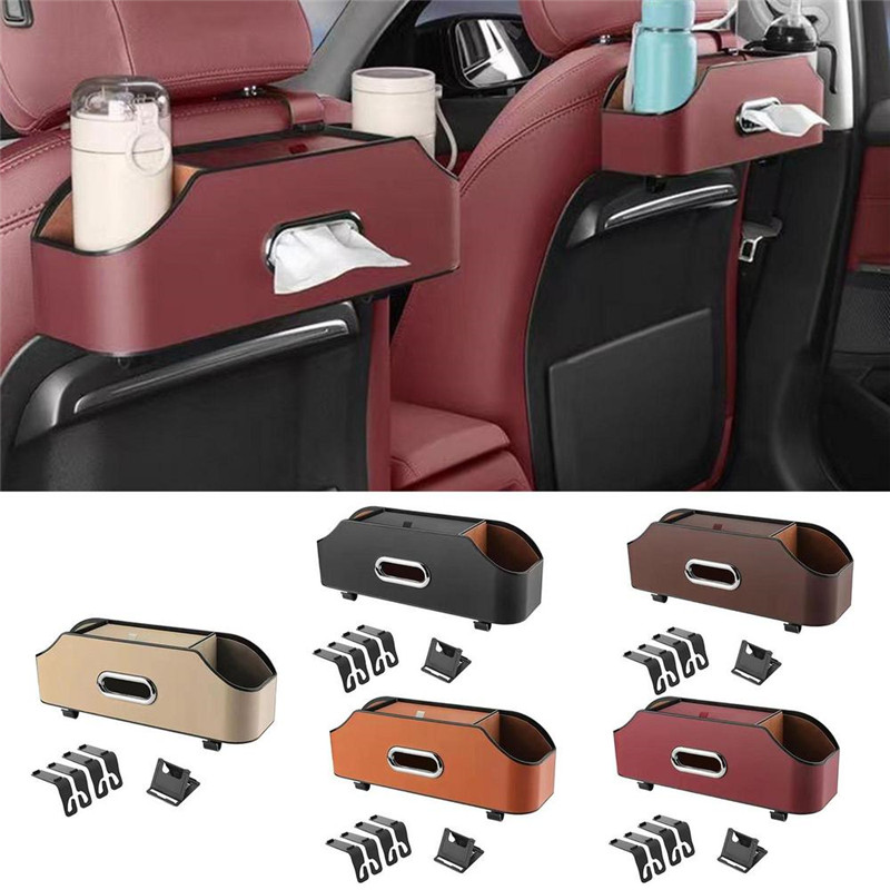 Car Seat Back Storage Box Lightweight Car Seat Back Tissue Box Universal Car Backseat Organizer Pocket for Car Seat Back Storage