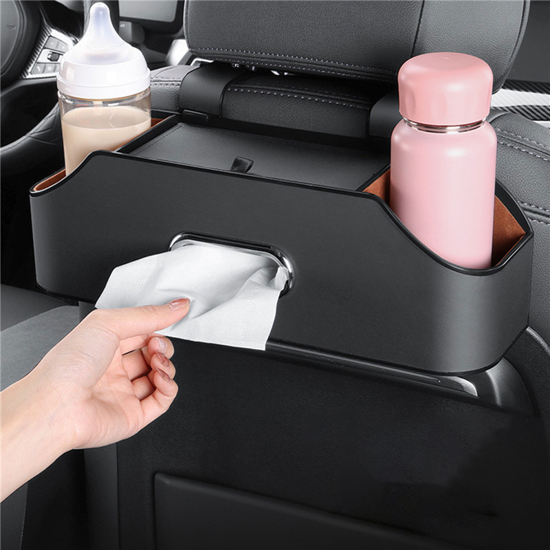 Car Seat Back Storage Box Lightweight Car Seat Back Tissue Box Universal Car Backseat Organizer Pocket for Car Seat Back Storage