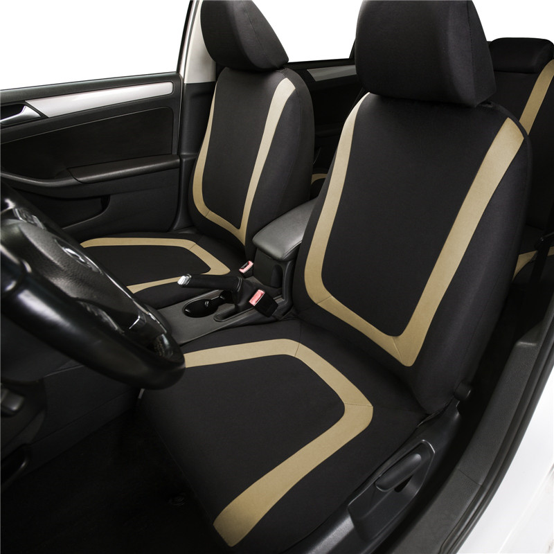 5 Seats Universal Car Seat Cover Full Set SUV Polyester Fiber Seat Covers Breathable Comfortable Auto Cushion Car Accessories