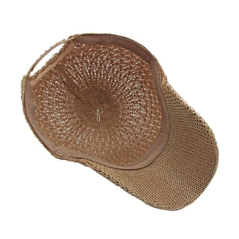 Women Hollow Baseball Cap Breathable Knitting Caps Adjustable Mesh Hats Outdoor Sunscreen Hat Fashion Summer Sun Hats