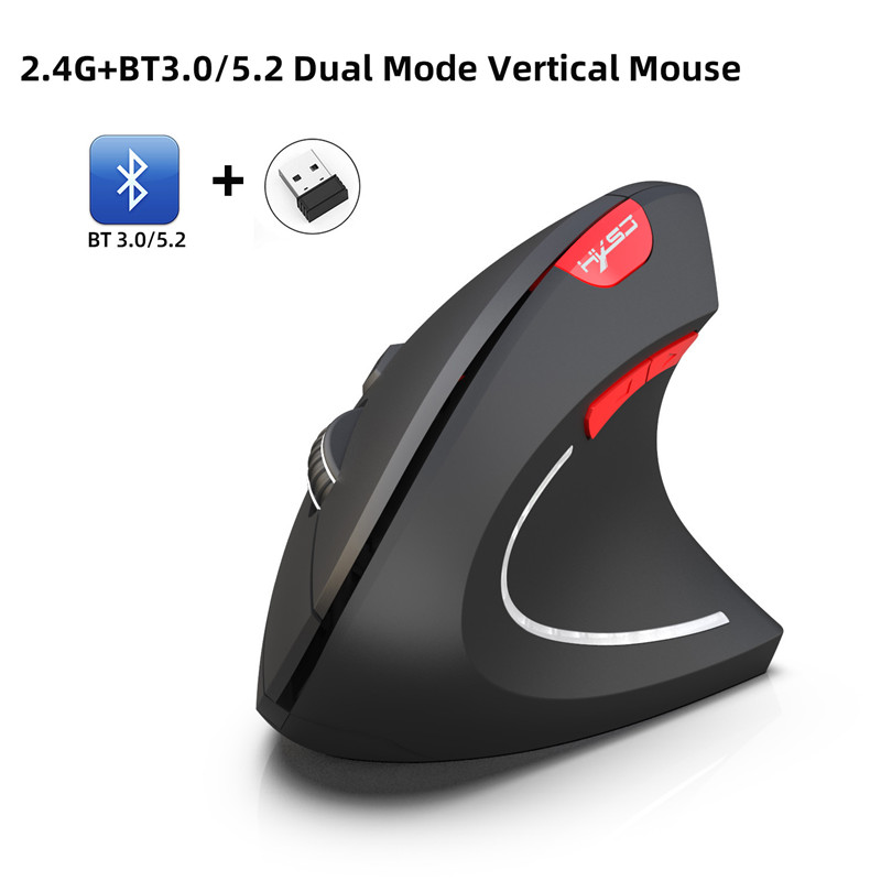 Bluetooth Vertical Ergonomic Gaming Mouse Wireless Gamer Mouse 2.4G Optical Silent Mice For Computer Laptop Desktop