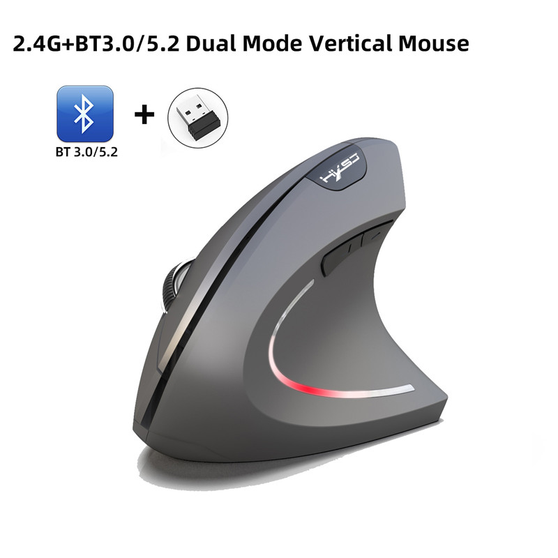 Bluetooth Vertical Ergonomic Gaming Mouse Wireless Gamer Mouse 2.4G Optical Silent Mice For Computer Laptop Desktop