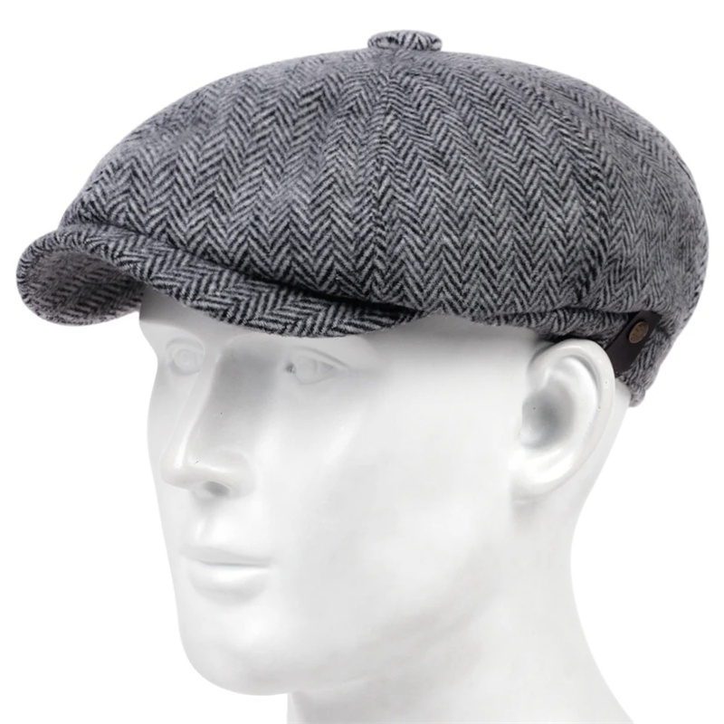 Vintage Men Casual Newsboy Hat Spring Summer Retro Beret Hat Wild Casual Hats Unisex Octagonal Cap Fashion Hip Hop Caps Gorras