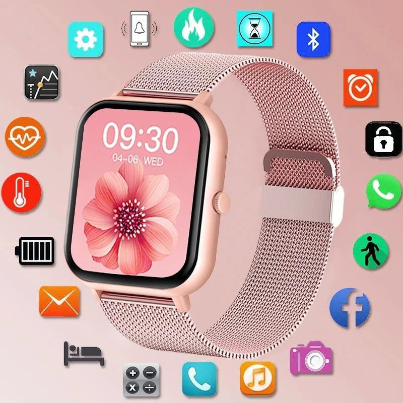 ZL54C Smart Watches Men Women Bluetooth Smartwatch Touch Smart Bracelet Fitness Bracelet Connected Watch for IOS Android