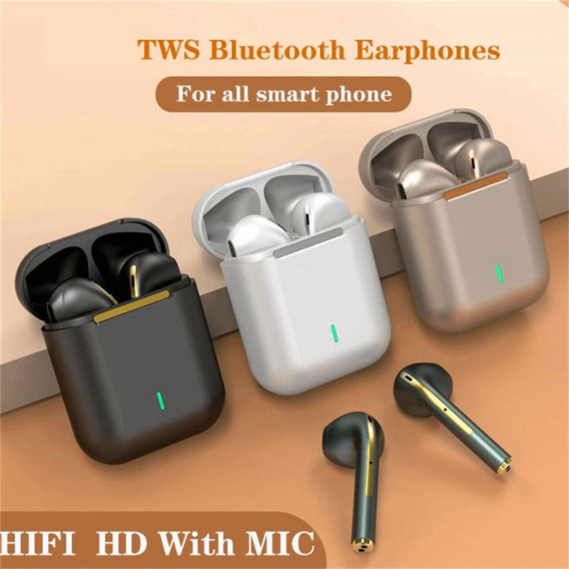 J18 Headset Wireless Earphones True Stereo Bluetooth Headphones Sport Game TWS Earbuds In Ear With Mic Touch Operate Android IOS