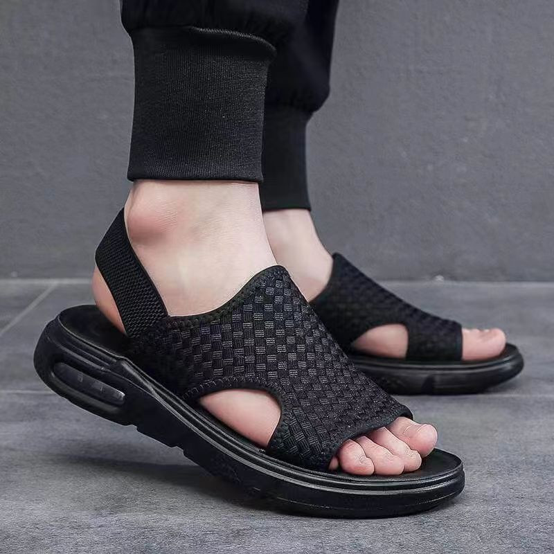 Men Sandals Summer Leisure Beach Holiday Sandals Men Shoes New Outdoor Male Comfortable Casual Slippers  Non-Slip Men Sneakers