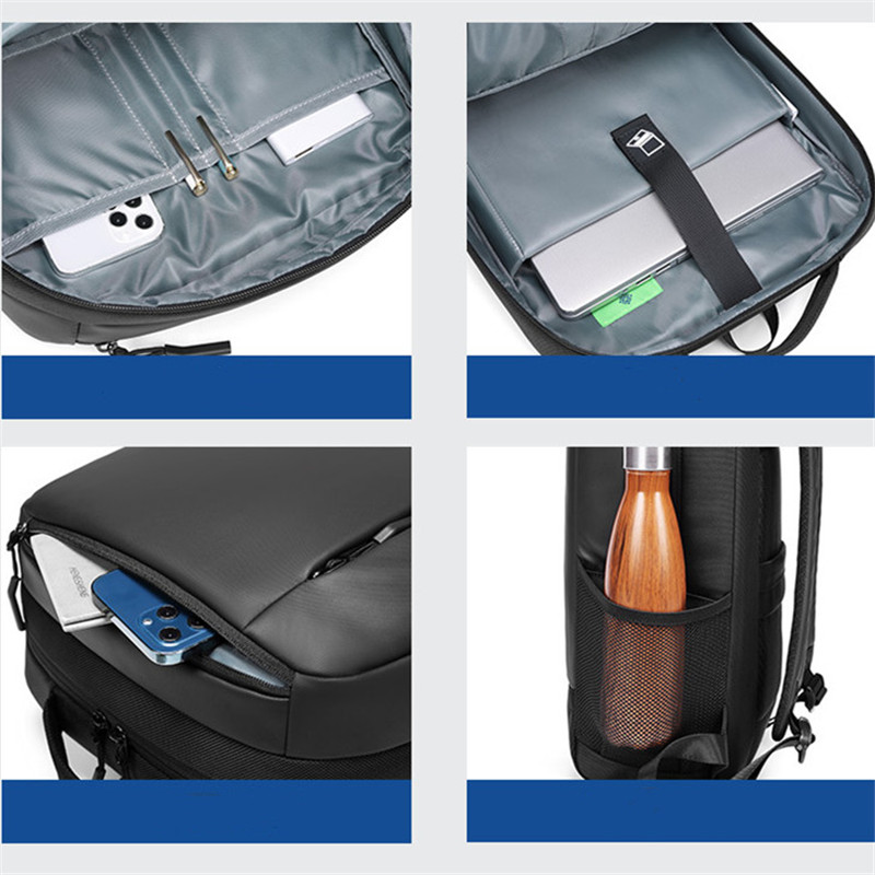 Men's Laptop Backpack Business Bag Male Multifunctional Waterproof School Bag Unisex Anti-theft Bagpack Travel Rucksack