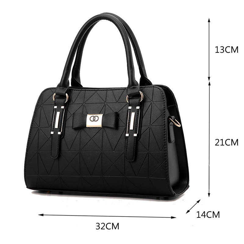 Women PU Leather Handbag Ladies Large Tote Bag Female Boston Shoulder Bag Purse New Fashion Messenger Crossbody Bags