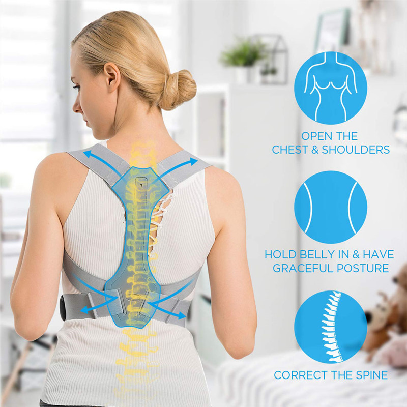 Back Posture Corrector Therapy Corset Spine Support Belt Lumbar Humpback Posture Correction Bandage For Men Women Kid