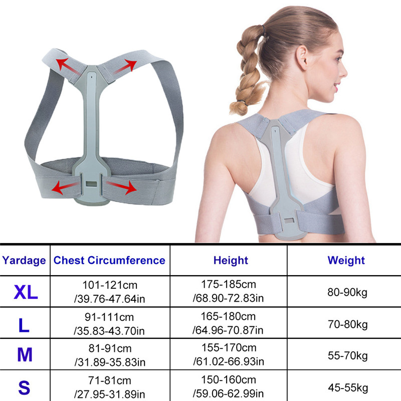 Back Posture Corrector Therapy Corset Spine Support Belt Lumbar Humpback Posture Correction Bandage For Men Women Kid