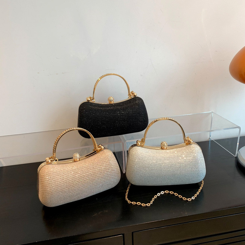 Women Fashion Diamond Evening Bag Luxury Handbag Elegent Chain Shoulder Crossbody Bag Wedding Party Clutch Bags Tote Pouch
