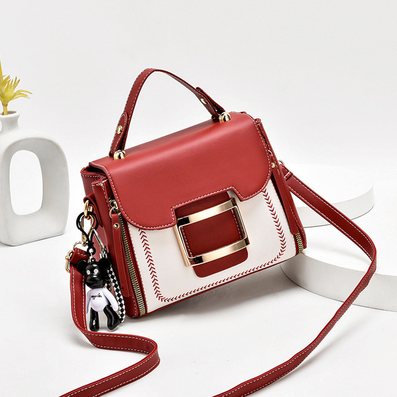 Luxury Women PU Leather Handbag Purse Ladies Large Tote Bag Female Square Bag Shoulder Bag New Fashion Messenger Crossbody Bags