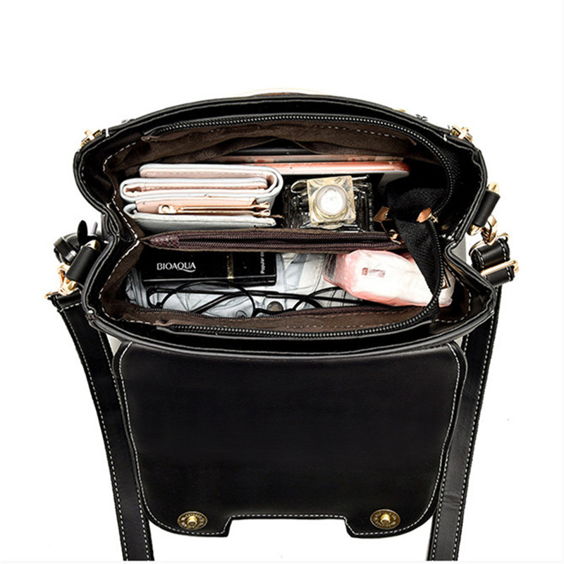 Luxury Women PU Leather Handbag Purse Ladies Large Tote Bag Female Square Bag Shoulder Bag New Fashion Messenger Crossbody Bags