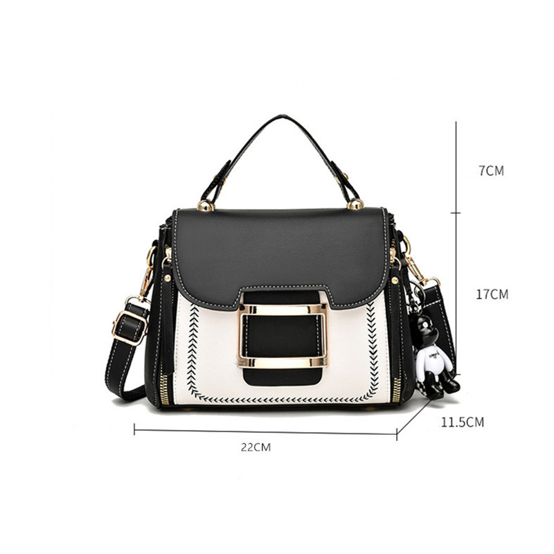 Luxury Women PU Leather Handbag Purse Ladies Large Tote Bag Female Square Bag Shoulder Bag New Fashion Messenger Crossbody Bags