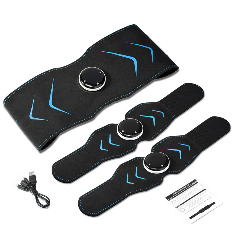 Body Slimming Belt EMS Electric Abdominal Waist Band Smart Abdomen Muscle Stimulator Abs Trainer Fitness Lose Weight Fat Burn