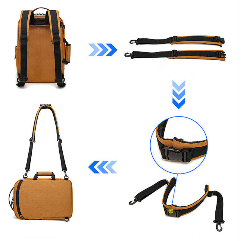 Vintage Canvas Backpack Men Large Capacity Travel Shoulder Bag High Quality Fashion Student Schoolbag Male Laptop Backpack