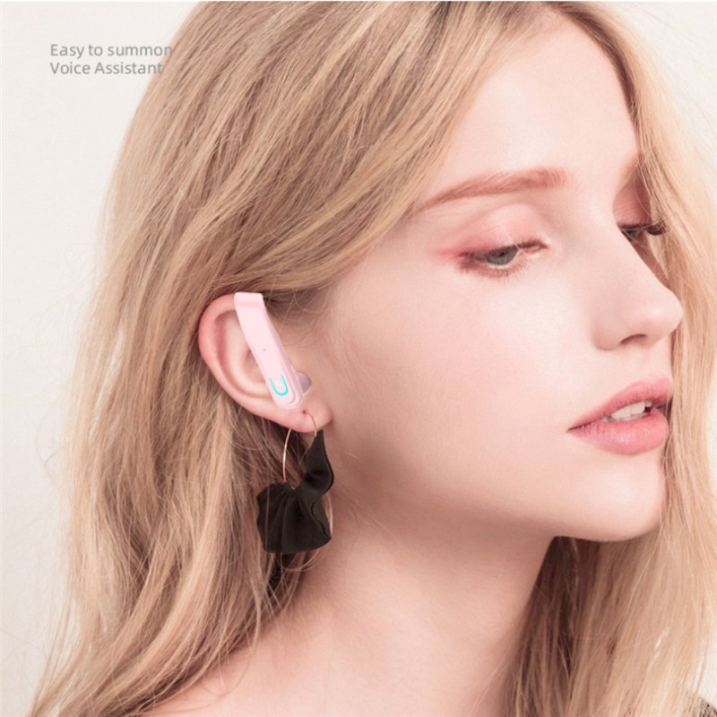 Single Ear Stereo Earphone In-ear Long Standby In-ear Business Bluetooth Headset With Mic Hands-free Driving Earbuds Headphone