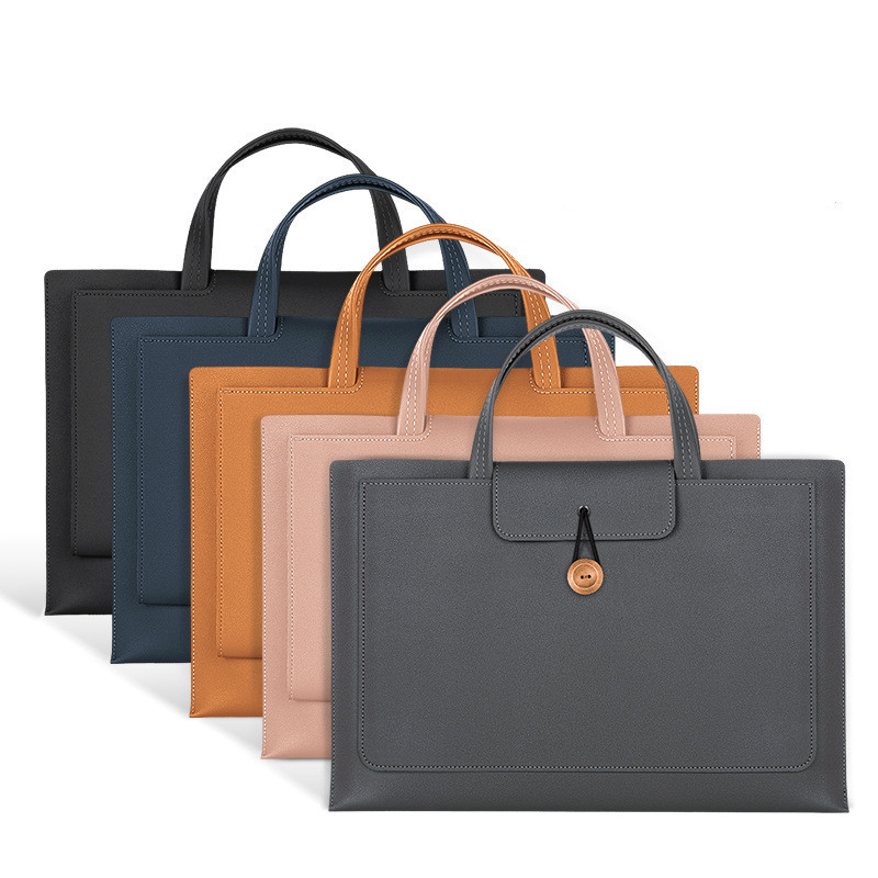 Laptop Bag 13.3 14 15.6 16 Inch Portable Notebook Case Carrying Briefcase For MacBook Dell Lenovo Xiaomi Laptop Sleeve Handbag