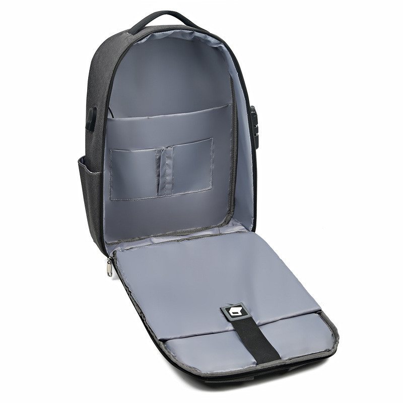New Men's Business Backpack Fashion Leisure Hard Case Laptop Bag Lightweight Travel Large Capacity Commuting Backpacks