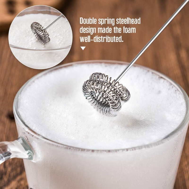 Handheld Electric Egg Beater Mini Foamer Milk Frother Bubbler Coffee Milk Tea  Blender Kitchen Stirrer Cooking Tool