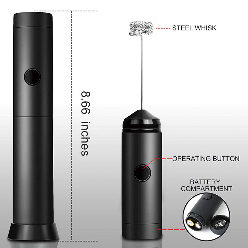Handheld Electric Egg Beater Mini Foamer Milk Frother Bubbler Coffee Milk Tea  Blender Kitchen Stirrer Cooking Tool