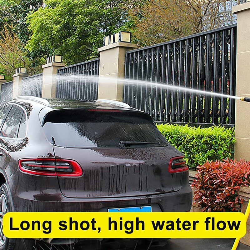 Gardening Hose Nozzle Spray High Pressure Household Car Wash Machine Cleaning Tool Telescopic Hose Garden Watering Sprinkler Set