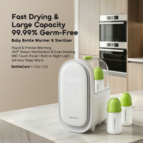 Oraimo BottleCare Fast-Drying 99.99% Germ-Free Baby Bottle Warmer & Sterilizer