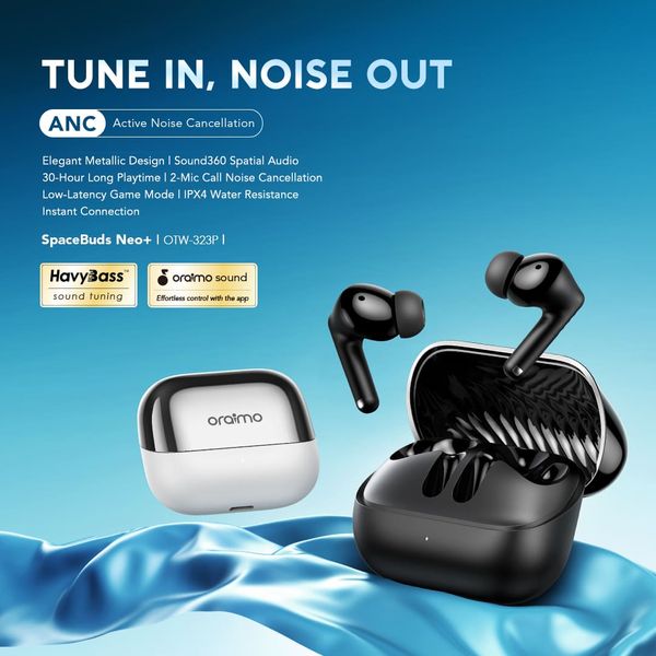 Oraimo SpaceBuds Neo+ oraimo SpaceBuds Neo+ ANC Wireless Earbuds
