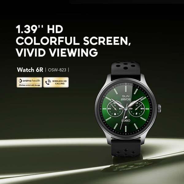 Oraimo Watch 6R 1.39'' Anti-Scratch IP68 Smart Watch