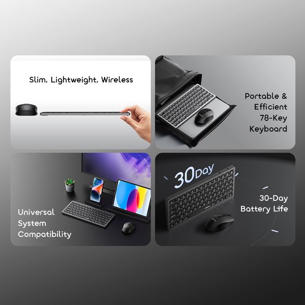 Oraimo NimbleType Wireless Keyboard Mouse Kit
