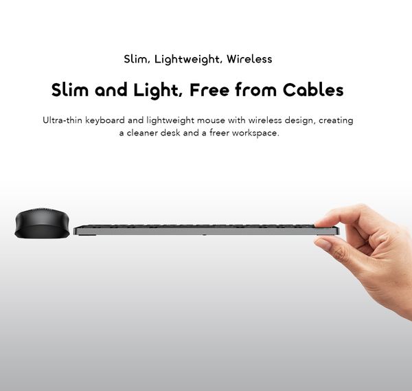 Oraimo NimbleType Wireless Keyboard Mouse Kit