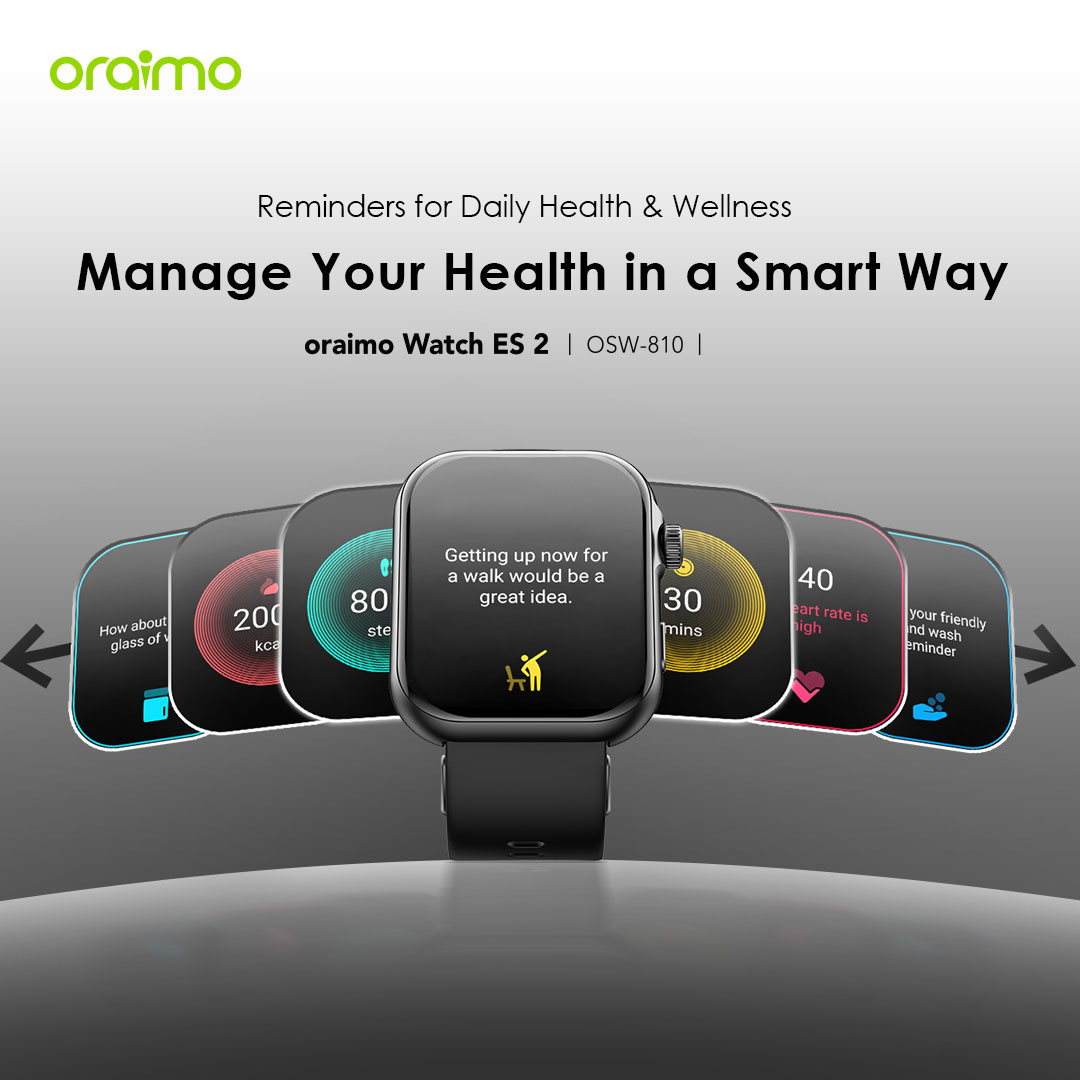 Oraimo Watch ES 2 1.95″ AMOLED IP68 Smart Watch