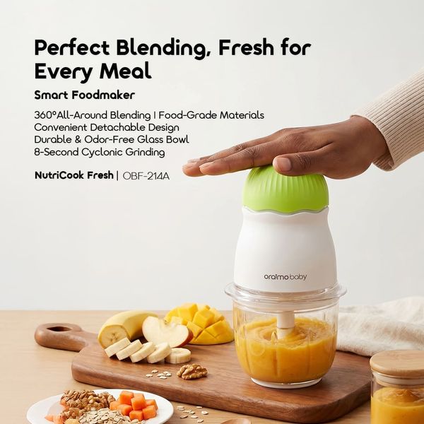 Oraimo NutriCook Fresh 300mL Portable Easy Cleaning Foodmaker