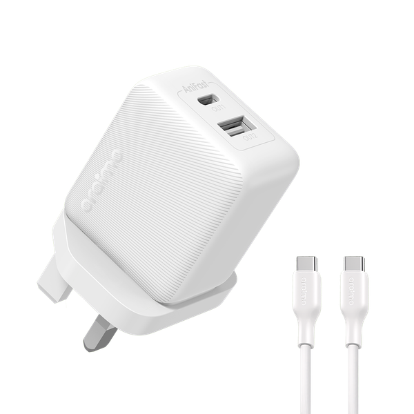 Oraimo PowerCube 201 UK Type Plug 20W Charger Kit
