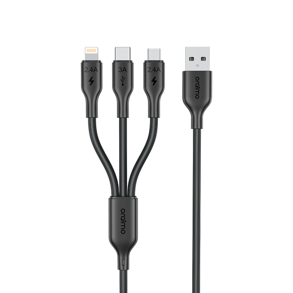 Oraimo Duraline 4 3A 1.2M 3 in 1 Cable