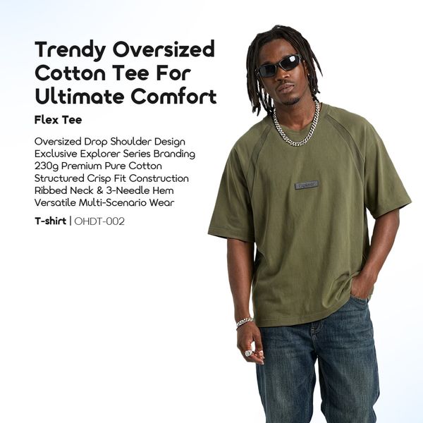 Oraimo Flex Tee Oversized Stylish Cotton T-shirt