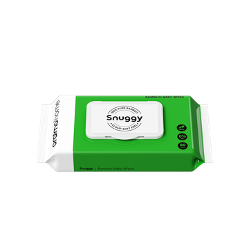 Oraimo Snuggy 1*80 Wipes 100% Pure Bamboo Cloud-Soft Baby Wipes