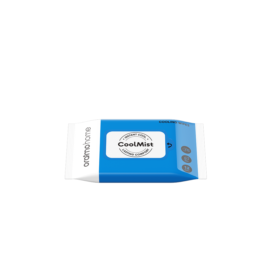 Oraimo CoolMist 1*12 Wipes Instant & Long-Lasting Cooling Wipes