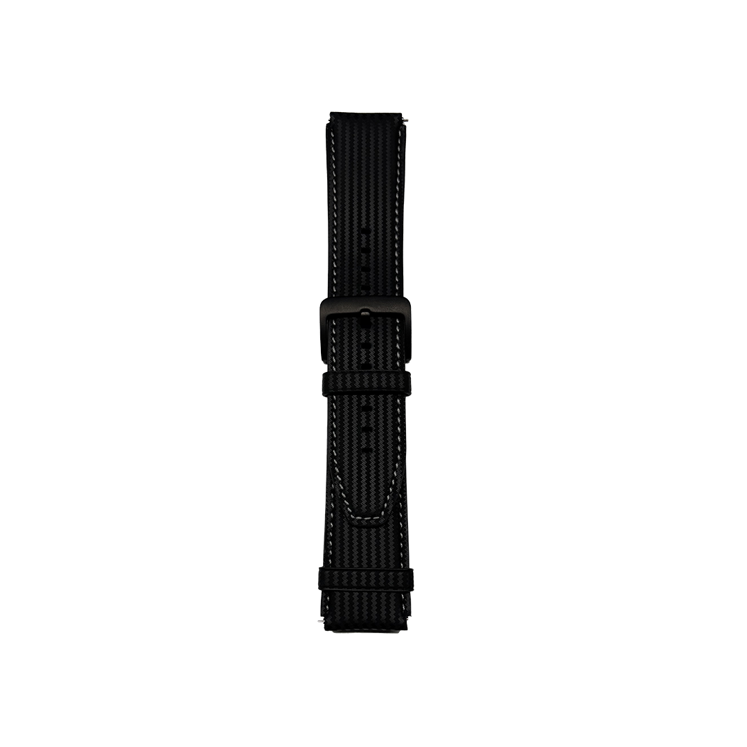 Oraimo Watch Strap 34 Cow Leather Carbon Fiber Pattern Watch Strap