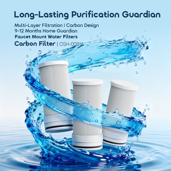 Oraimo Carbon Filter Faucet Filter Replacement For CleanSip