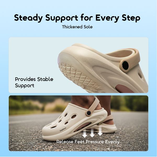 Oraimo GuardWalk Cloud-Soft Thick Sole Holes Shoes