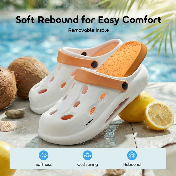 Oraimo GuardWalk Cloud-Soft Thick Sole Holes Shoes