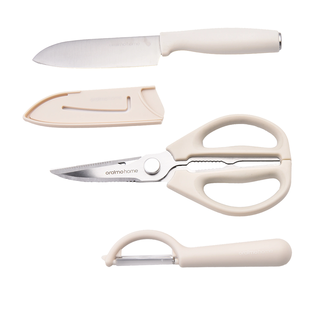 Oraimo Sliceo 3-Piece Carbon Steel Kitchen Set