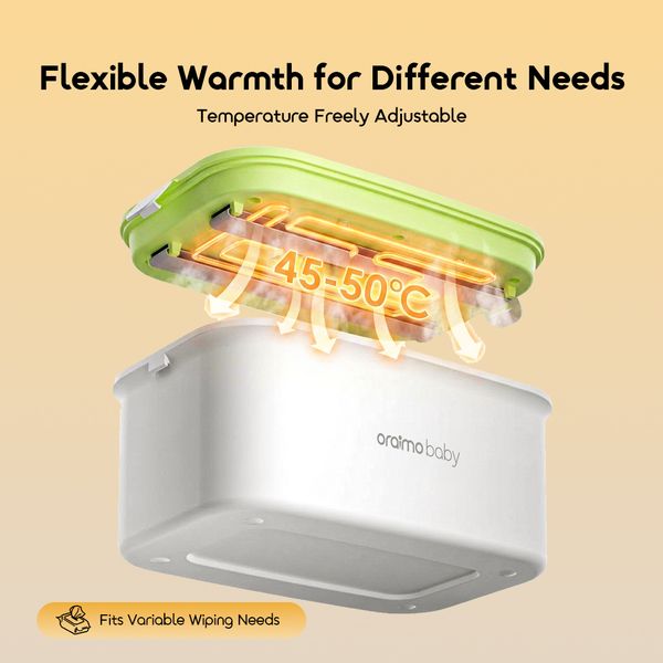 Oraimo WarmEase Baby Wipes Warmer with Adjustable Temperature