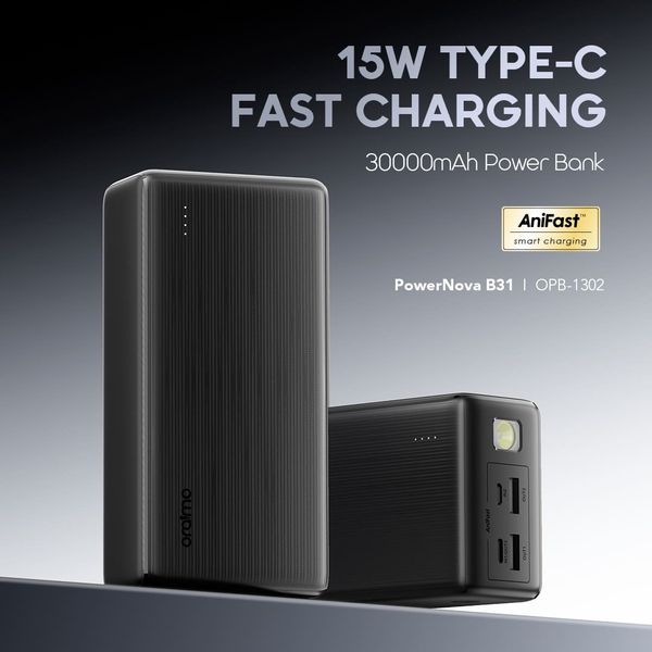 Oraimo PowerNova B31 30000mAh 15W Power Bank