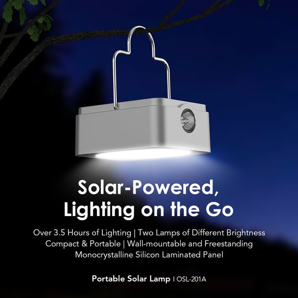 Oraimo SmartLamp Solar 2Pcs 450mAh Smart Lamp Solar