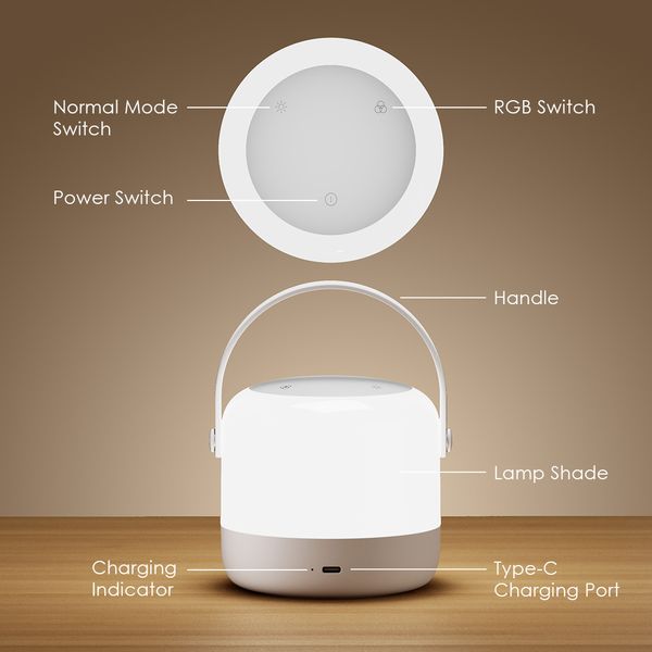 Oraimo SmartLamp Go 4.5W RGB Night Light